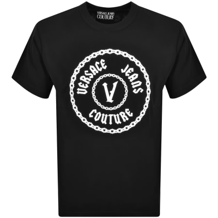 Versace Jeans Couture Logo T Shirt Black | Mainline Menswear